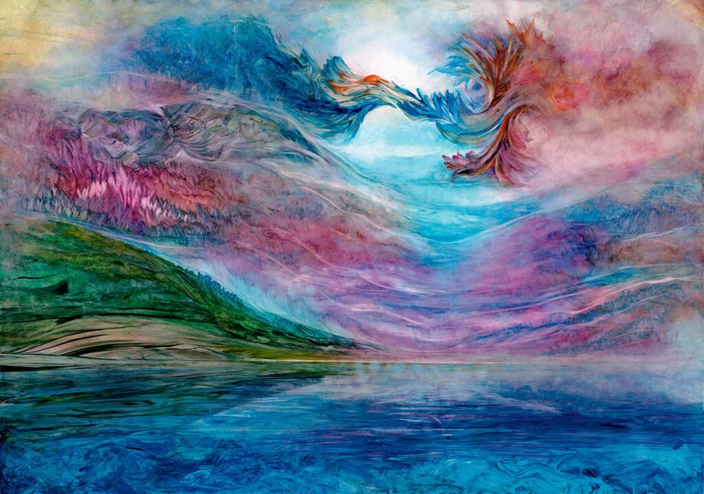 Kamran Khavarani Painting Creation